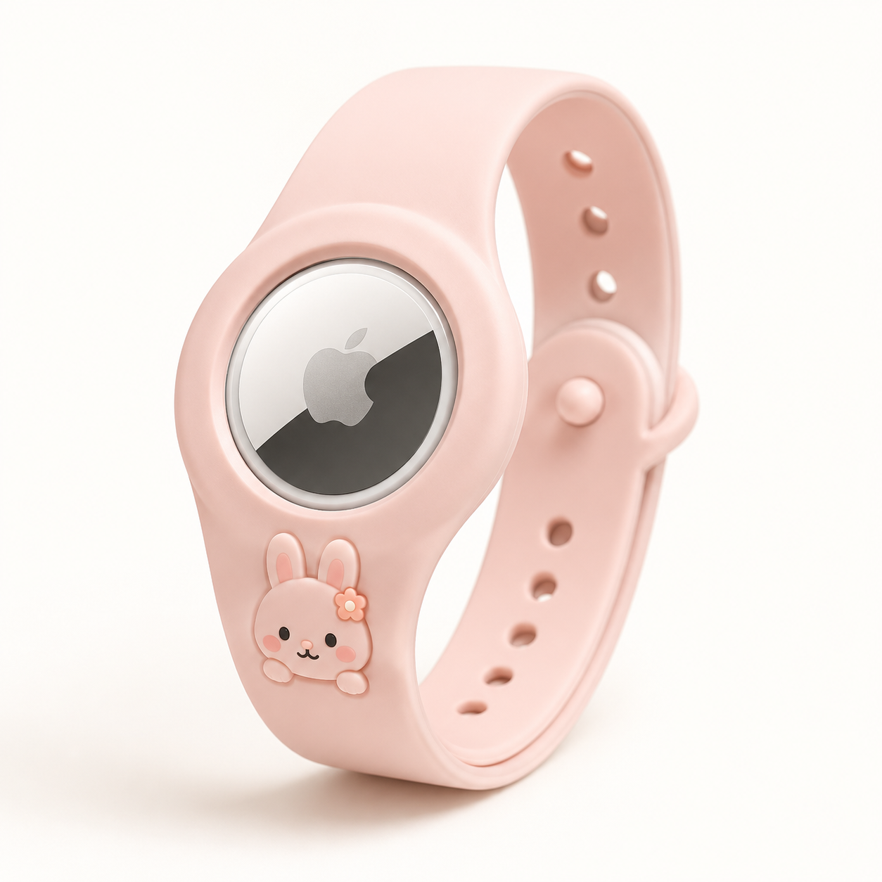 KidaTag – bracelet d’identification réversible enfant sur fond beige